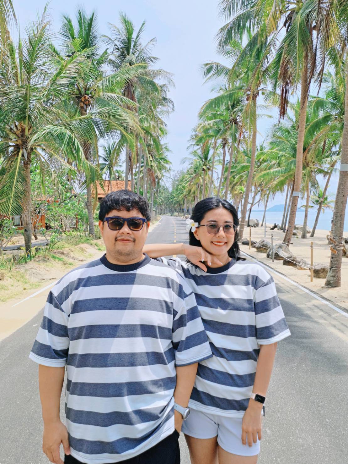 เสื้อยิดลาย ริ้วใหญ่ ไซส์ใหญ่ หุ่นหมี อก 42 นิ้ว - 66 นิ้ว