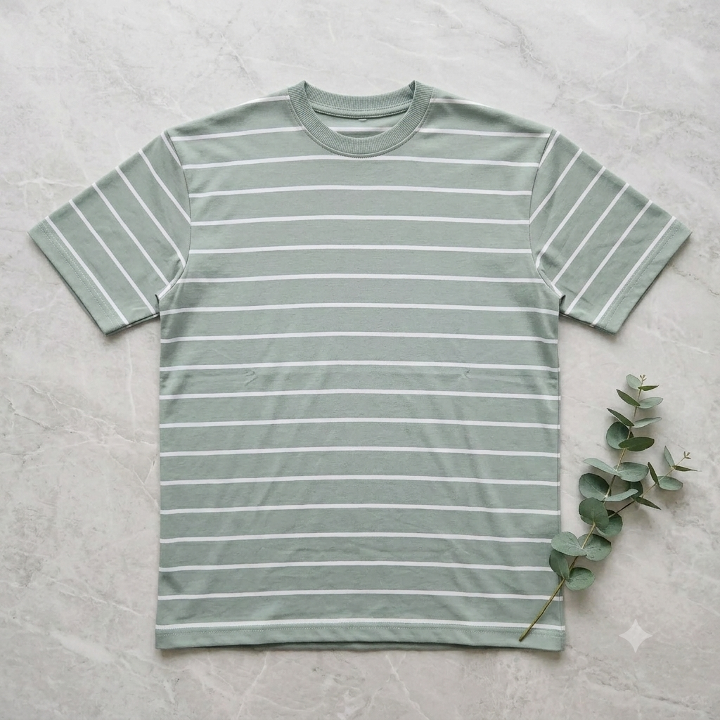 เสื้อยิด ริ้วเล็ก